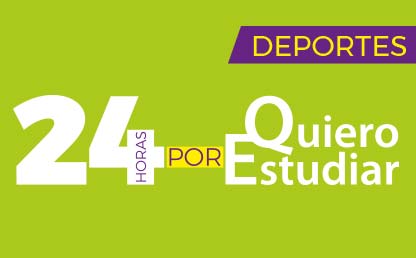 Banner 24 horas corriendo por Quiero Estudiar