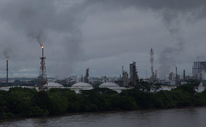 Refinería de la empresa Ecopetrol en  Barrancabermeja