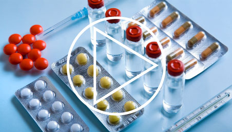 Foto de medicamentos.