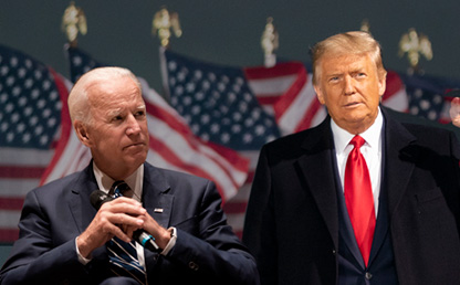 Joe Biden y Donald Trump 