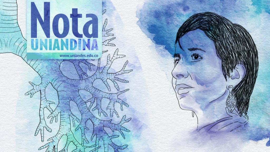 Ilustración del rostro de Ana Cecilia Niño