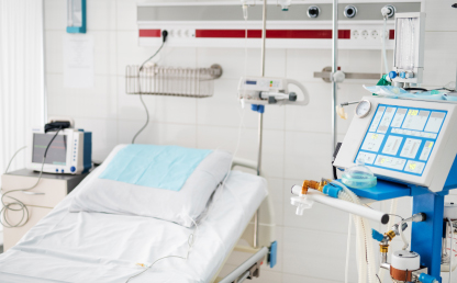 Foto de una cama de hospital