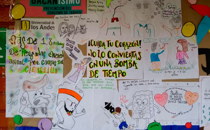 Dibujos de niños en contra del consumo de tabaco