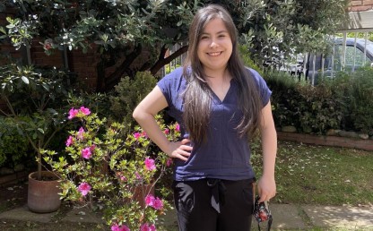 Foto de Daniela Rodríguez, médica del proyecto Covida