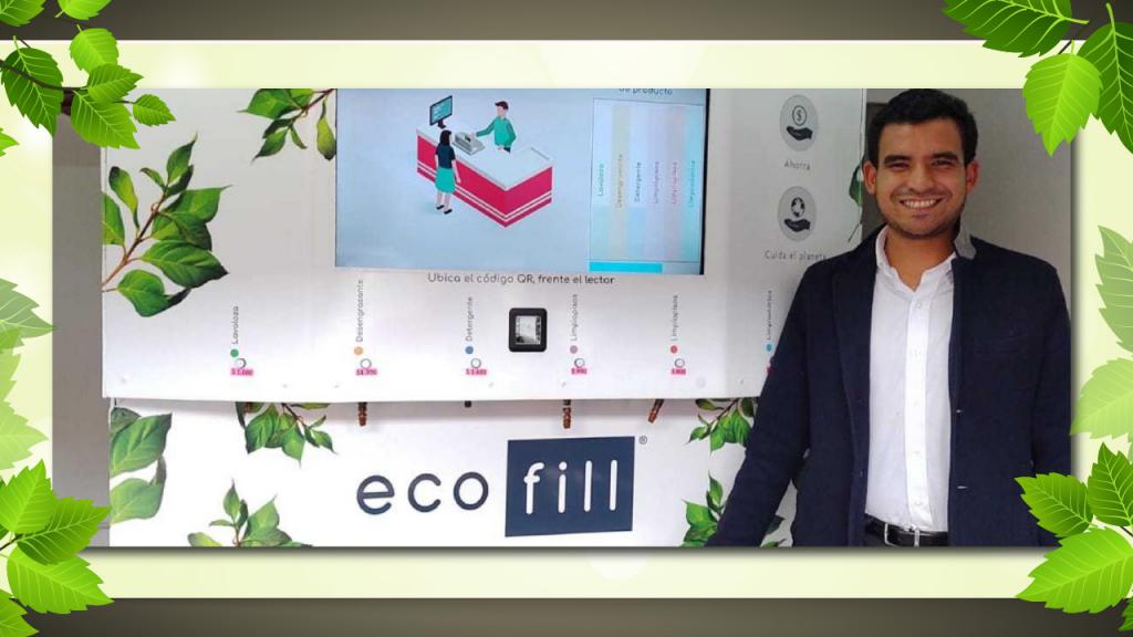 Foto de Édgar Galán creador de ECOFILL