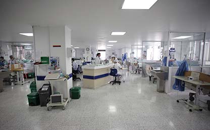 Foto del Hospital el Tunal en Colombia