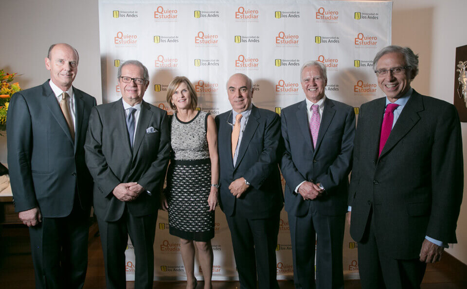 José Jesús Robledo, Sergio Uribe, Lina Robledo, Tulio Ángel, Felipe Samper y Armando Vegalara