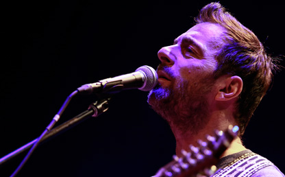 Kevin Johansen en concierto. 