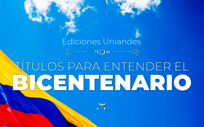 Imagen de la bandera de Colombia y el cielo en el fondo