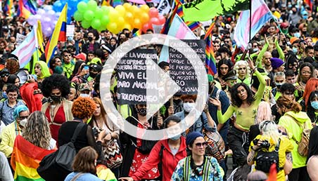 Marcha de la comunidad LGBT.