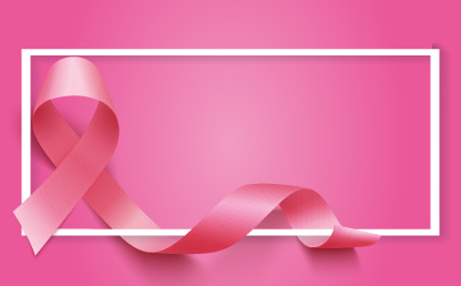 Cintillo rosado, fondo rosado. 