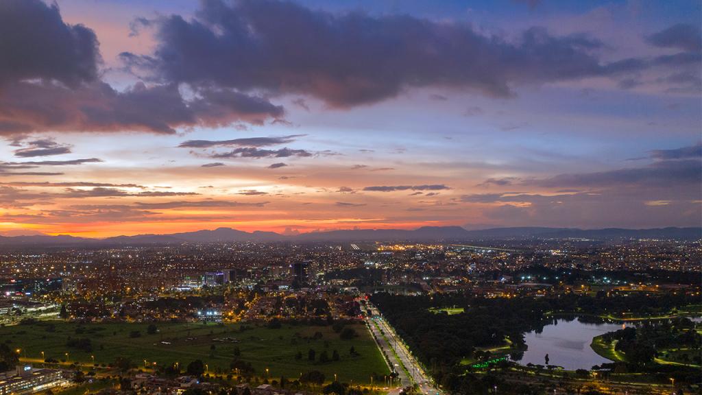 Atardecer en Bogotá