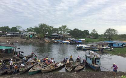 Foto de una zona pesquera en Colombia