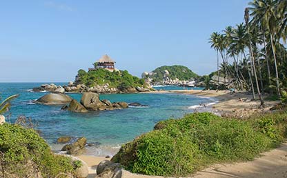 Foto del Parque Nacional Tayrona en Colombia