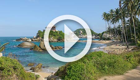 Foto del Parque Nacional Tayrona en Colombia