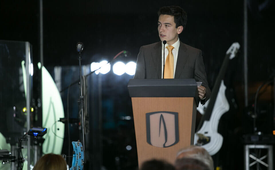 Pedro Oswaldo Hernández, beneficiario del 'Programa Quiero Estudiar'