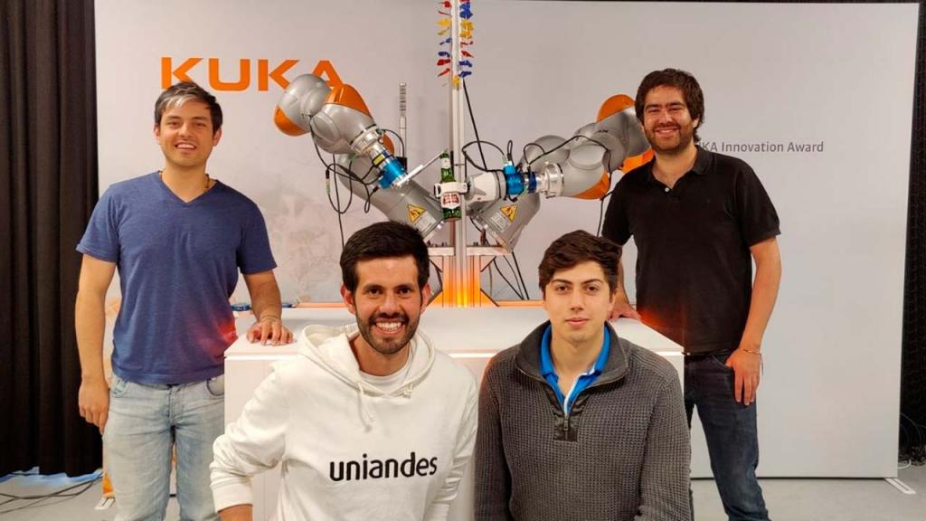 Foto del grupo de investigación KUKA