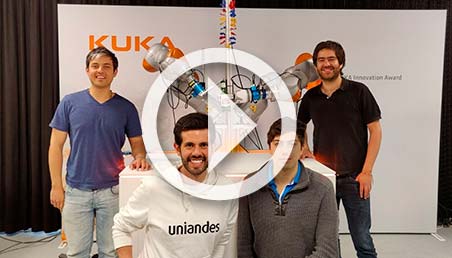 Foto del grupo de investigación KUKA