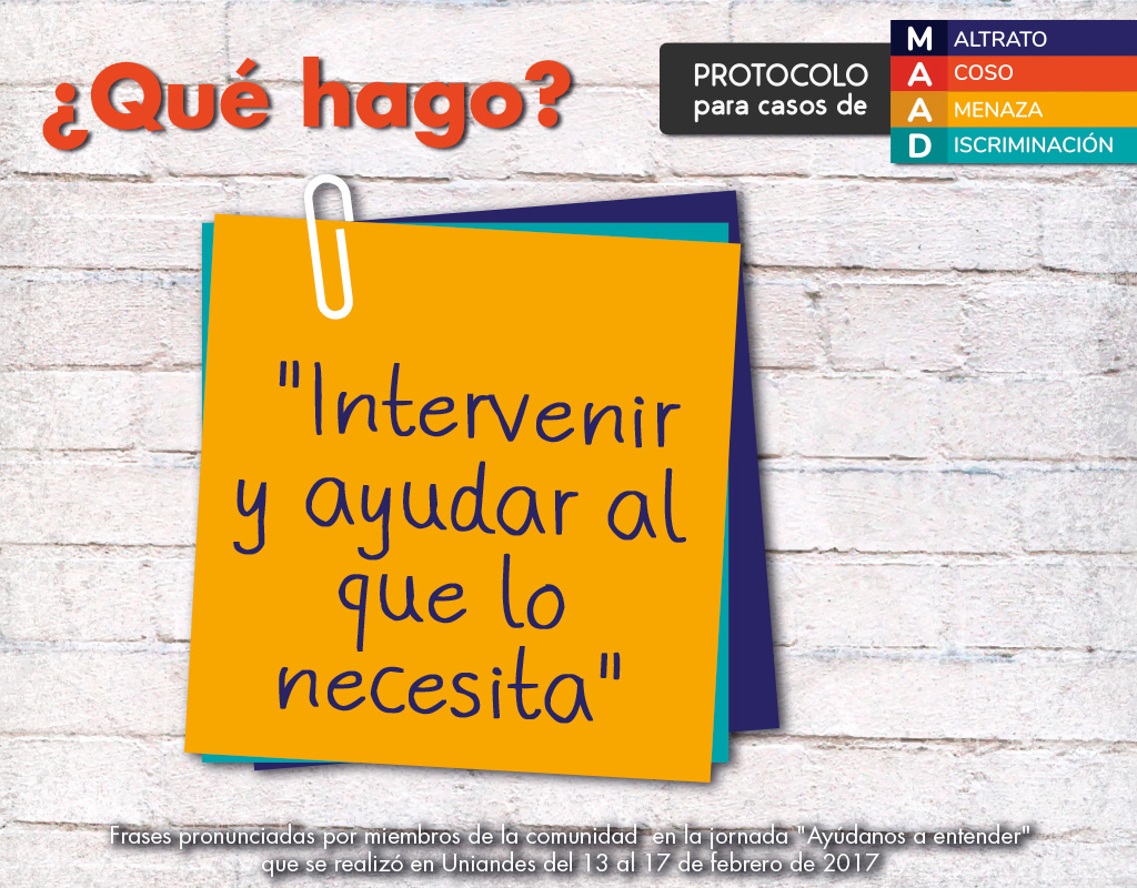 Nota adhesiva sobre qué hago la discriminación: 