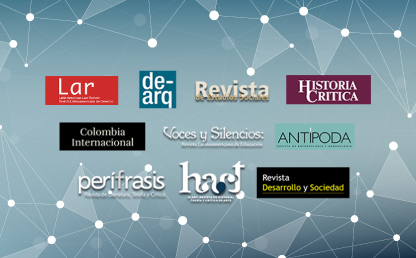 Imagen de los logos de las revistas de la universidad de los Andes