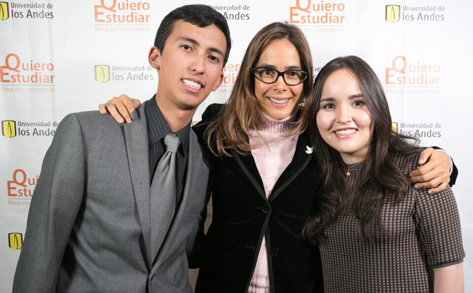 Sergio Velázquez, Ginna Parody y Ximena Rueda
