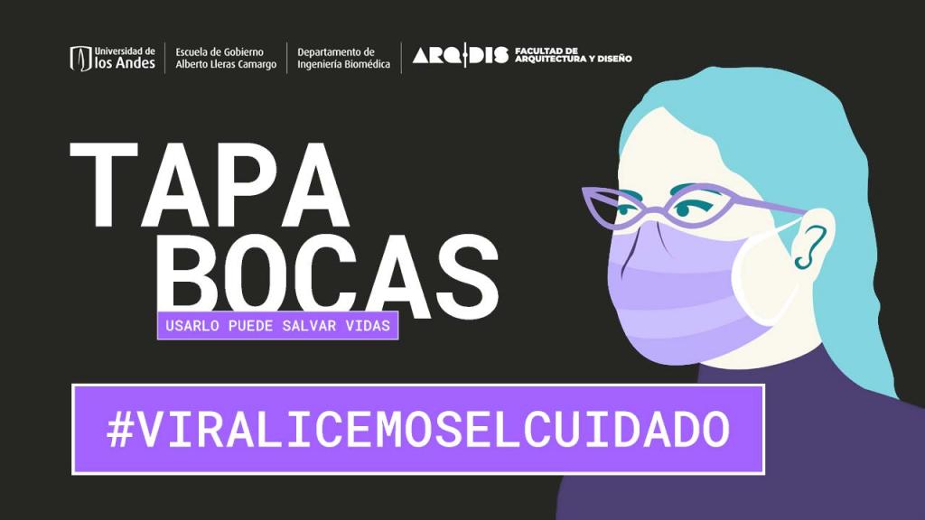 Ilustración persona con Tapabocas