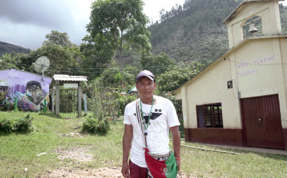 Joven en zona rural