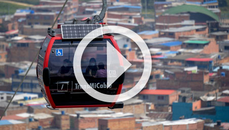 Foto del TransMiCable Bogotá