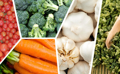 Collage de verduras